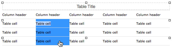 TinyMCE Selecting Table Cells