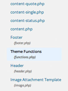 theme functions file