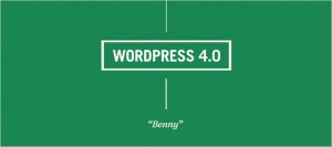 WordPress 4.0 Benny version update